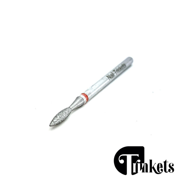 Diamond Bit Nail - Cone - Red / Fine