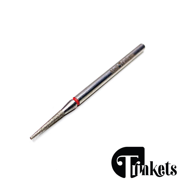 Diamond Bit Cuticle -Pointy - Red / Fine