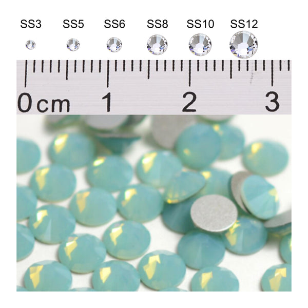 Opal Green Crystals SALON MIX 500pcs