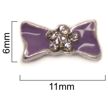 Jewel - Purple Bows (2pc)