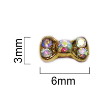 Jewels - Gold Mini Bow (10pc)